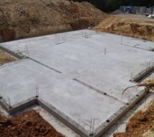 La dalle du sous-sol