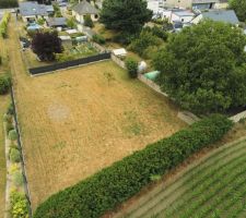 Vue aérienne avant travaux