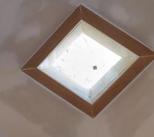 Lucarne fait main terminée ! Ne manquez plus que la peinture