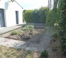 Je ne savais pas quoi faire de ce coin jardin 'mon premier potager"