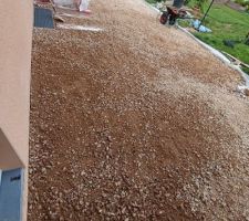 Mise en place de la terrasse pour calepinage