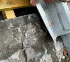 Zinguerie en état après livraison du chantier. Voici ma toiute "neuve"