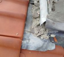 Zinguerie en état après livraison du chantier. Voici ma toiute "neuve"