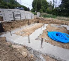 Fondations terminées