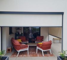 Installation des stores extérieurs patio