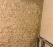 Chaux sable mur suite du rdc