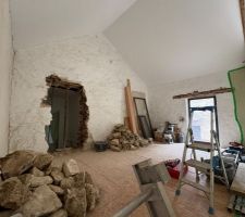 Ouverture mur intérieur