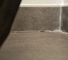 Affaissement carrelage