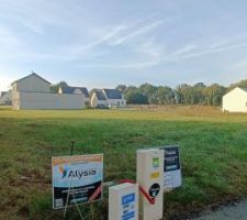 Implantation de la maison faite