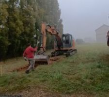 1 er coup de pelleteuse !