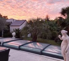 MISE EN PLACE UN ABRIS PISCINE