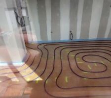 Isolant + réseau PER BAO pour plancher chauffant