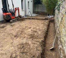 Début des fondations