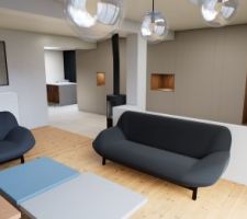 Mod&eacute;lisation am&eacute;nagement - Salon