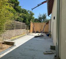 Début de l'ossature