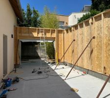 Début de l'ossature