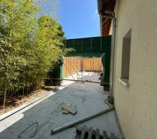 Début de l'ossature