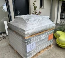 Livraison du carrelage