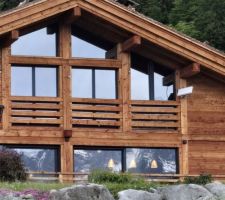 chalet dans les alpes