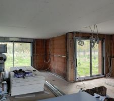 Isolation murs ext&eacute;rieurs RDC (salon/chambre)