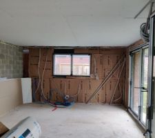 Isolation murs ext&eacute;rieurs RDC (cuisine)