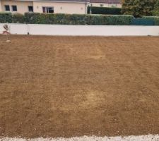 Pose de la paroi de douche du RDC