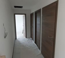 Pose des portes fin de chantier