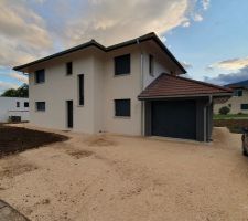 Terrassement final du terrain