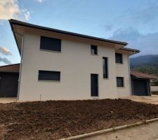 Terrassement final du terrain