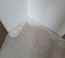 D&eacute;capage de la chape