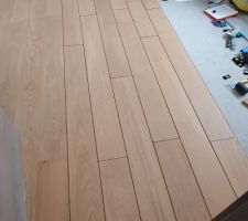 Pose du parquet