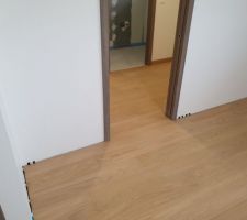Pose du parquet