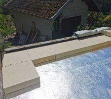 Mise en place de l'isolant