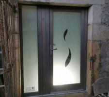 Installation de la baie vitrée