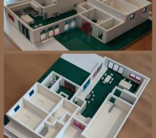 Bonjour
Les plans en 2D et aussi en 3D sont importants, mais une maquette réelle peut aussi avoir son utilité. J'avais un stock de Lego de mes enfants et j'ai pu réaliser une construction au 1/30eme pour étudier des modifications éventuelles.