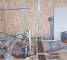 Banche avec le harpage