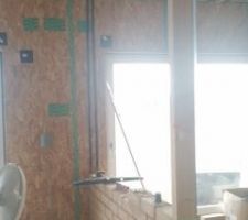 Cloison de séparation entre la première et la deuxième chambre