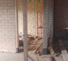 Mur de séparation première et deuxième chambre