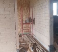 Mur de séparation première et deuxième chambre