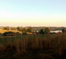 La mer de brume dans le vallon le matin...