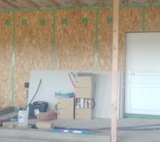 Premier poteau mis en place