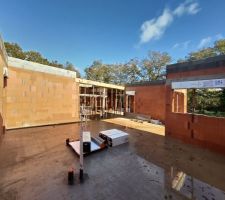 Élévation des murs RDC (future cuisine)