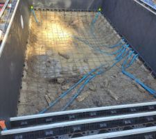 Ferraillage fond + aspiration liner