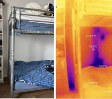 Hybris Actis posé par Maisons Pierre - les chambres des enfants par une température extérieure de 2-3 degrés