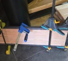 Construction de Tête de lit et étagère intégrée