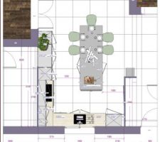 Vue du dessus  implantation Schmidt
