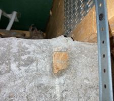 Poutre porteuse en b&eacute;ton bois&eacute;