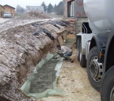 Lissage et talochage des fondations