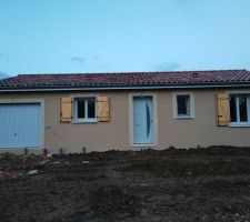 Terrassement des abords de la maison