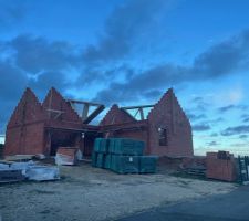 Pignons termin&eacute;s.